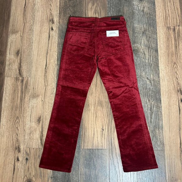 AG Jeans The Jodi Crop High Rise Slim Flare Crop Women's Size 27 Rub7y Red NWT! - Picture 5 of 5